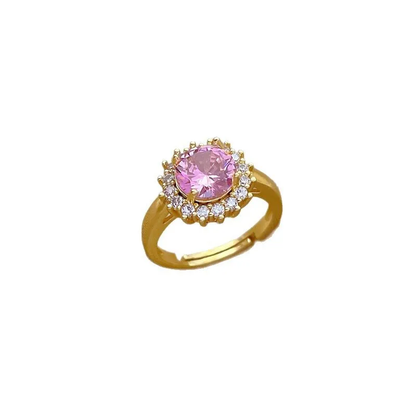 Pink Zirconia Ring