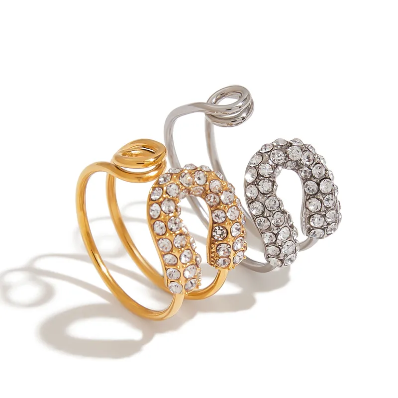Stainless Steel Zirconia Rings