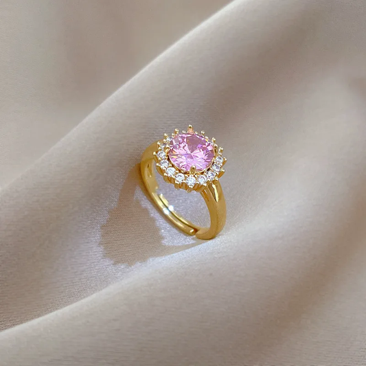 Pink Zirconia Ring