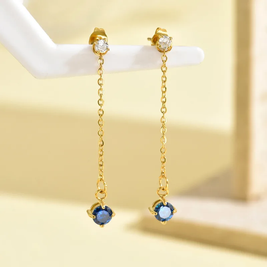 14K Gold Plated Stainless Steel Earrings